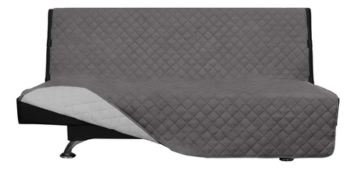 Funda De Sofa Easy-going Reversible Gris Sin Brazo Protector