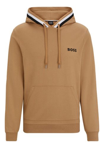 Sudadera Boss Para Hombre Con Capucha En Felpa De Algodón