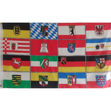 Bandera Alemania 16 Estados(tamaño 90x150cm)doble Faz Poly