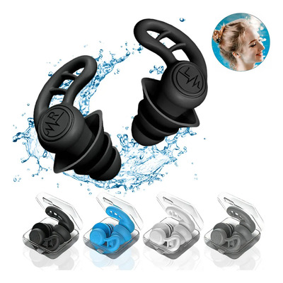 4 Pares Tapones Oídos, Tapones Silicona Impermeable para Natación, Earplugs Reutilizable Antirruido para Dormir Reducción del Ruido, Tapones Lavable y Suave para Nadar Surf Descansar Viaje Estudiar | MercadoLibre