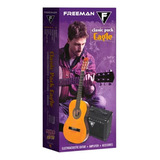 Pack De Guitarra Electroacústica Freeman Classic 39 PuLG 