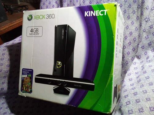 Caixa Vazia Original Xbox 360 Kinect Bundle - Sem Berço