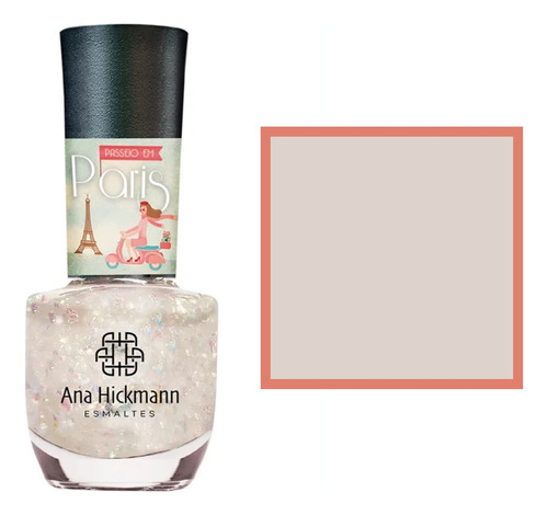 Esmalte Ana Hickmann Passeio Em Paris Lumiere Glitter