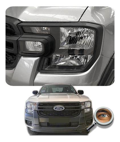 Ranger 2023+ Xl Aros Negros Mate Faros Delant. Tuningchrome