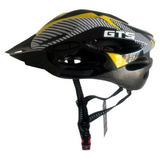 Capacete C/ Sinalizador Led Ciclismo Bike Amarelo Gts