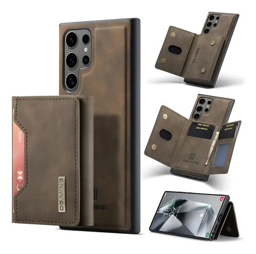 Funda Para Samsung S25 Ultra Tipo Cartera Cubierta Magnética