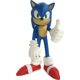 Boneco Sonic 28cm Filme 2020 Articulado Sega Coleção Caixa