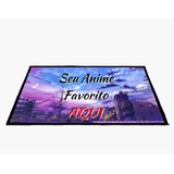 Mouse Pad Grande Seu Anime Favorito Personalizado Gamer Note