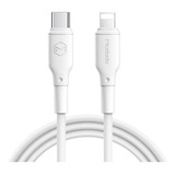 Cable Para iPhone Type C 1.2m Blanco Uso Rudo Carga Rápida