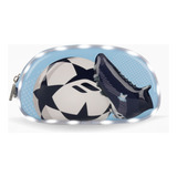 Cartuchera Canopla Footy Botin 2 Cierres Luz Led.f32042 Color Azul