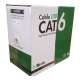 Cable Utp Cat6, 23 Awg, Cca, 305 Mts.
