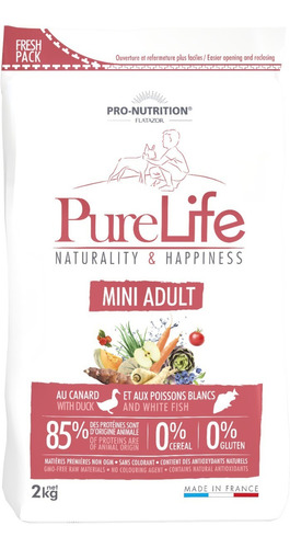 Alimento Para Perros Flatazor Pure Life Mini Adulto 2kg