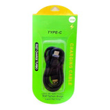 Cable Usb Tipo C Turbo Power Carga Rápida 3.0 Para Motorola Color Negro