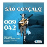 Encordoamento Níquel 0.9 009 Leve Para Guitarra São Gonçalo