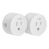 Set X 2 Tomacorrientes Sencillos Dot Vta+ Smart Home