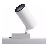 Foco Riel 15w Monofásico 3000k Luz Cálida Profesional Blanco