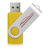 Pen Drive Amarelo Modelo Twist 64gb