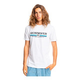 Polera Quiksilver Lined Up Hombre White
