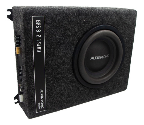 Subwoofer Ativo Caixa Selada Audiophonic Bas8 2.1 Slim - 3ch