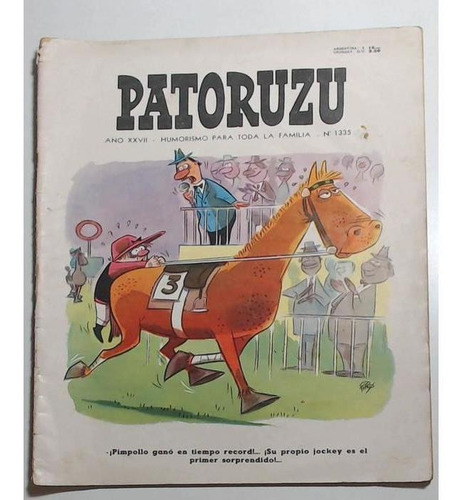 Revista Patoruzu 1335 Año Xxvii Fecha 8 De Julio 1963