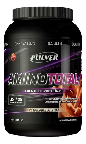 Amino Total Pulver 1 Kilo Proteina Glutamina + Bcaa Taurina