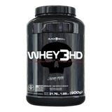 Suplemento Em Pó Black Skull  Caveira Preta Series Whey 3hd Proteínas Whey 3hd Sabor  Morango Em Pote De 900g