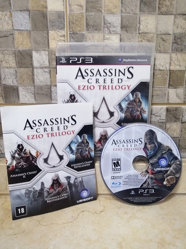 Assassins Creed Ezio Trilogy Ps3 Fisico Usado Trilogia