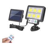 Lámpara Solar Recargable Luz Solar Exterior Jardín 72 Led