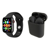 Reloj Inteligente Smarth Wath T500 + Audifonos Bluetooth I12