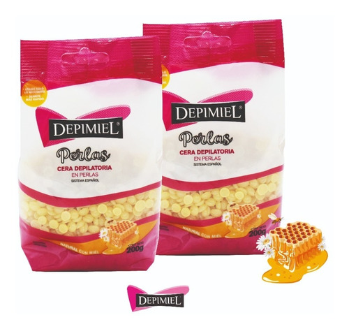 Depimiel - Cera Depilatoria En Perlas X 200 Grs Kit X 2