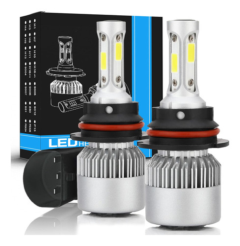 Kit Faros Luz Led 9007 14000lm For Pontiac Haz Alta/baja