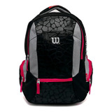 Morral Deportiva Mochila Wilson Lineal Bolso Porta Notebook