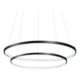 Colgante Saturno Enertech Con Aros Doble De 60 Cm