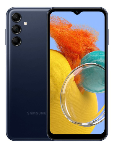 Smartphone Samsung Galaxy M14 5g Azul Marino De 128 Gb Y 4 Gb De Ram