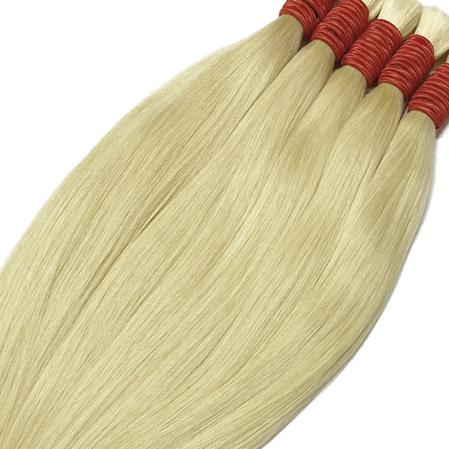 Cabelo Humano Natural Loiro Liso 75cm - 50 Gramas