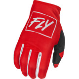 Guantes Moto Fly Racing Lite Rojo/blanco Xs