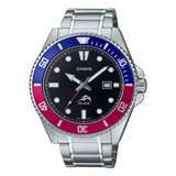 Reloj Casio Buceo Mdv-106dd-1a2v, Acero, Bisel Giratorio