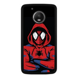 Funda Protector Para Motorola Moto Spiderman Capucha 