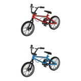 2x / Pack 1:24 Mini Finger Bmx Cyclo-cross Para Niños