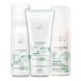 Wella Nutricurls Kit Shampoo + Condicionador + Leave-in