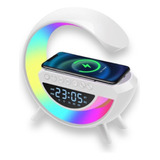 Lampara Inteligente Bluetooth Reloj Despertador Cargador 