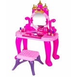 Piano Vanity Tocador Niñas Secador Musical 661-36