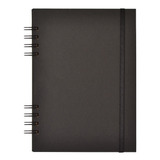 Cuaderno Libreta Anotador Negro Ecológico A5 80 H Tapa Dura