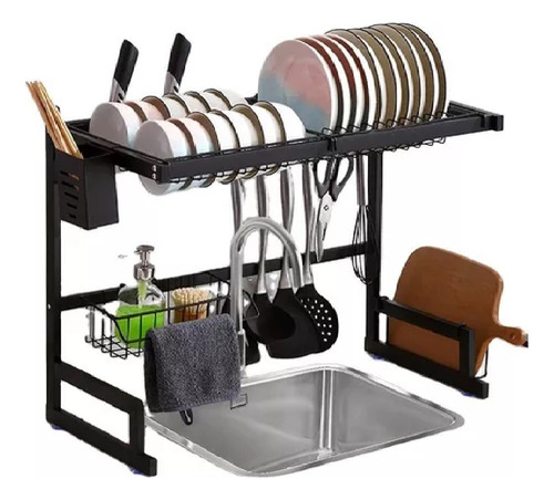 Escurridor De Vajilla Para Fregadero Negro Kitchen Rack