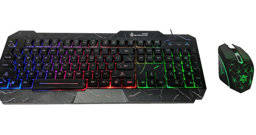 Teclado Y Mouse Gamer Para Pc Ps4 Shipadoo Con Luz Led