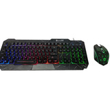 Teclado Y Mouse Gamer Para Pc Ps4 Shipadoo Con Luz Led