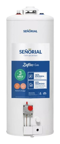 Termotanque Señorial Zafiro 85 Litros Multigas Natural