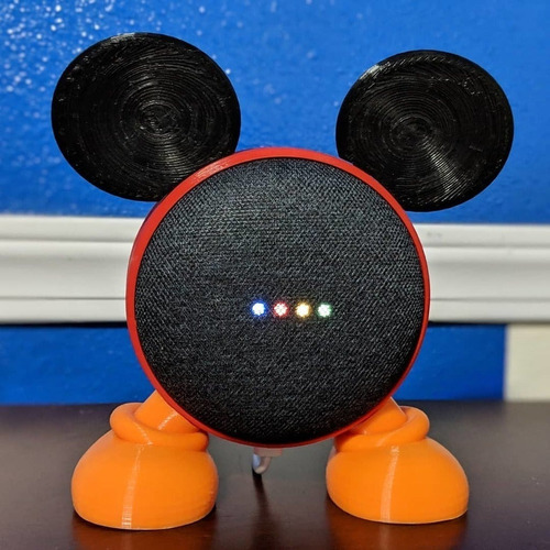 Base Google Home Mini Modelo Mickey