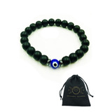 Pulsera Unisex Piedras 100% Piedras Naturales Con Ojo Turco