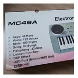 Teclado Musical Medeli Mc49a 132 Sons 100 Ritmos Midi Usb